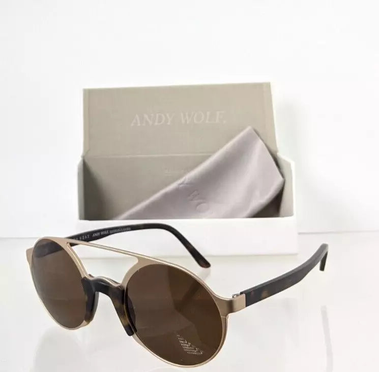 New Authentic Andy Wolf Sunglasses Coleman Col. B Tortoise 50mm Austria Frame