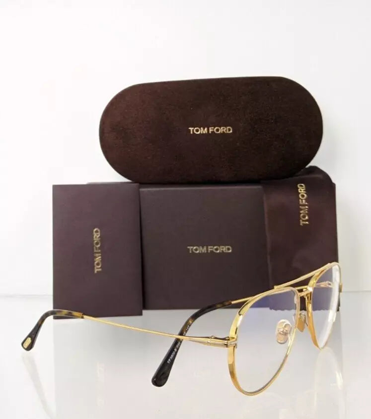 Brand New Authentic Tom Ford TF 5800 Eyeglasses 030 Frame FT 5800-B Gold Frame