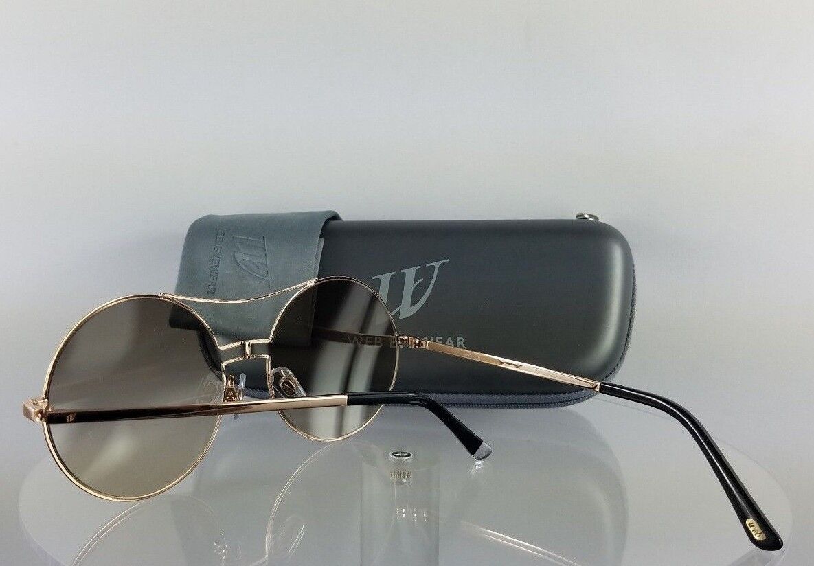 Brand New Authentic Web Sunglasses WE 0211 Col. 28G Gold 128mm Frame 211