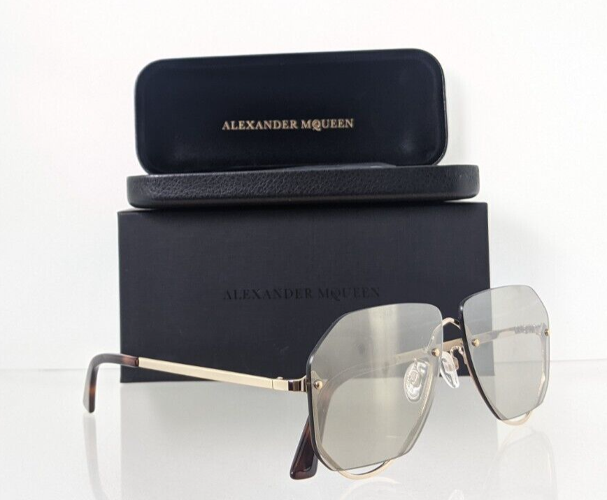 Brand New Authentic Alexander McQueen Sunglasses MQ 0257 003 63mm Frame