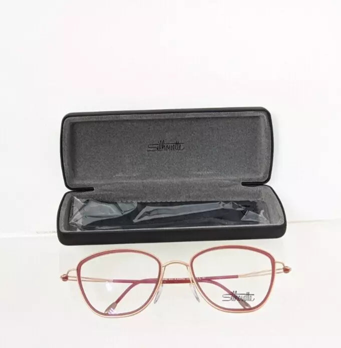 Brand New Authentic Silhouette Eyeglasses SPX 4555 75 6130 Titanium Frame 50mm