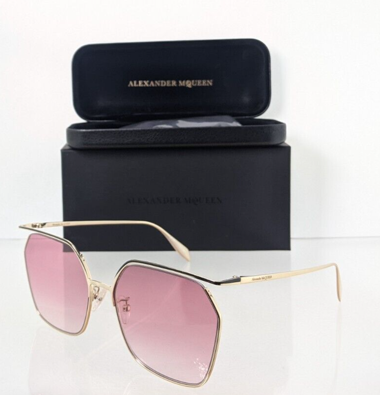 Brand New Authentic Alexander McQueen Sunglasses AM 0254 004 61mm Frame