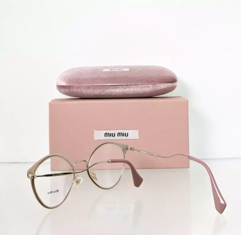 Brand New Authentic Miu Miu Eyeglasses VMU 52Q C4O - 1O1 Red Gold 52Q Frame