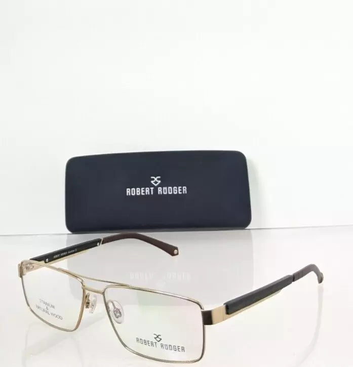 Brand New Authentic Robert Rudger Eyeglasses RR022 Col 1 56mm 022 Frame