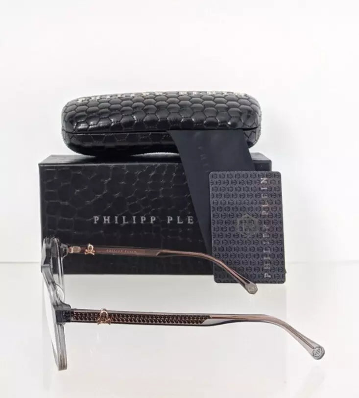 New Authentic Philipp Plein Eyeglasses VPP 084 Col 09MB VP084V Stud Frame