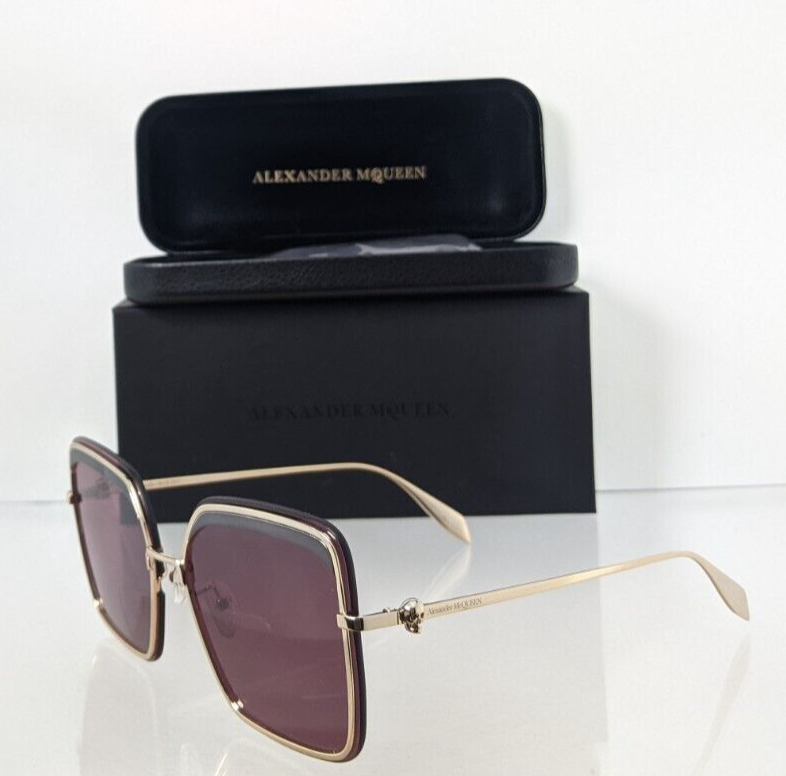 Brand New Authentic Alexander McQueen Sunglasses AM 0222 003 62mm Frame