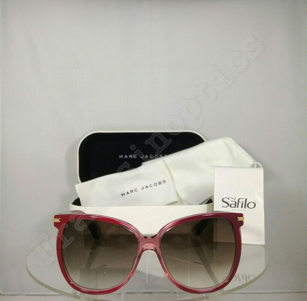 New Authentic Marc Jacobs MJ 504/S Sunglasses 0NKJS Red Shaded Frame MJ504