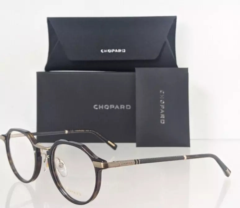 Brand New Authentic Chopard Eyeglasses VCH D85 08TS Carbon Fibe 49mm VCD85 Frame