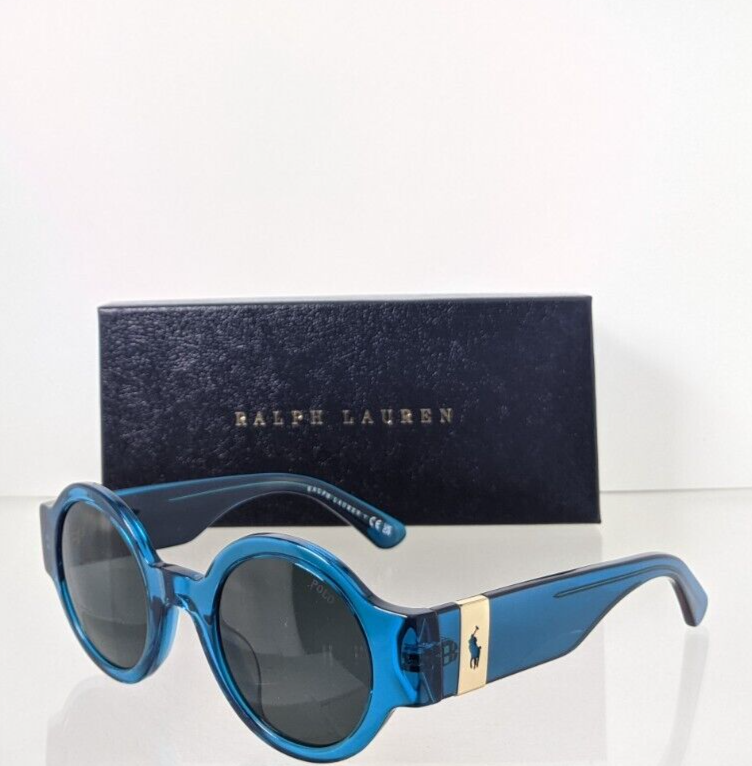 Brand New Authentic Ralph Lauren Sunglasses PH 4190 47mm Blue Frame 4190