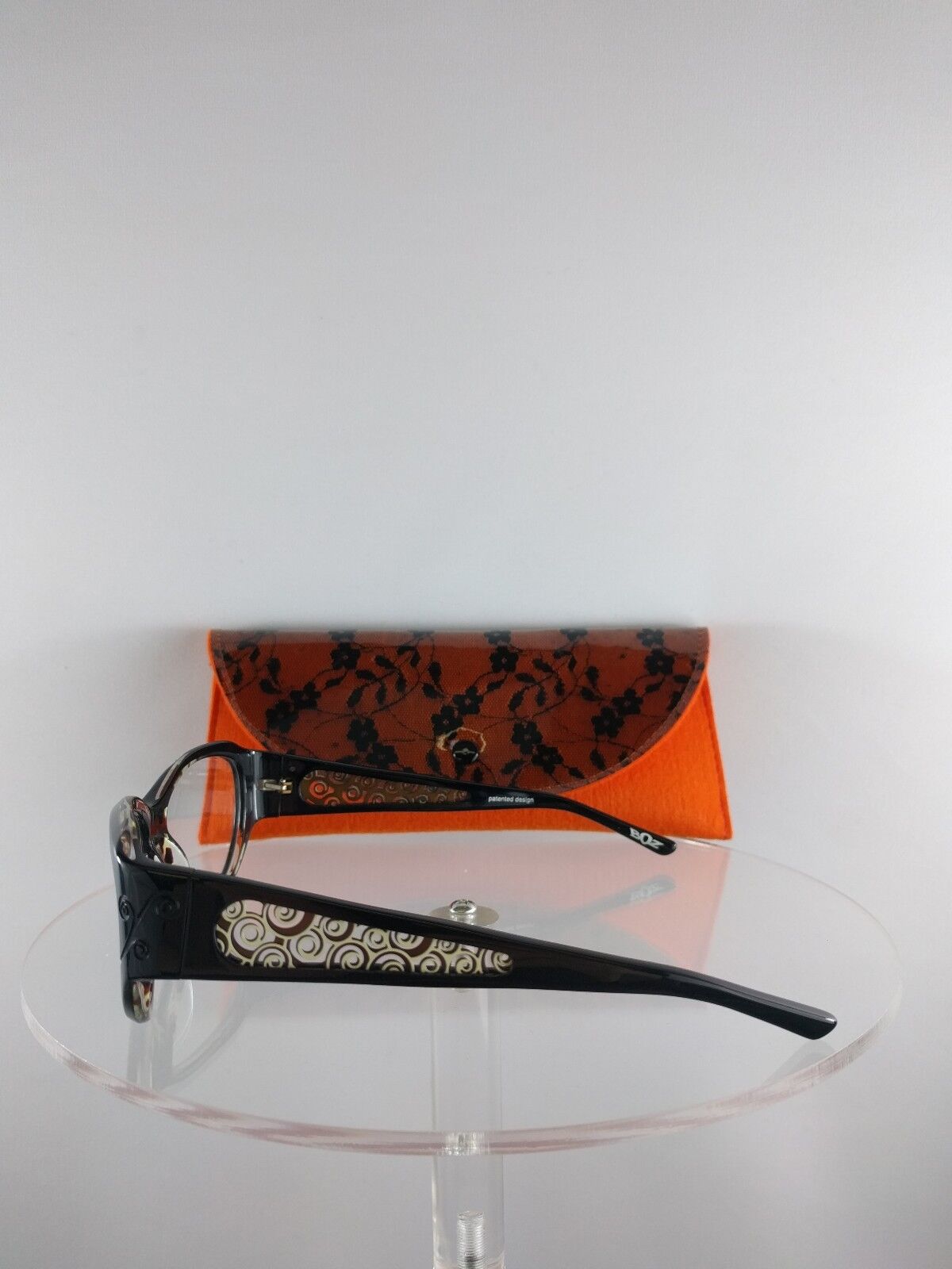 Brand New Authentic BOZ Eyeglasses Oracle 0092 Brown Black Frame