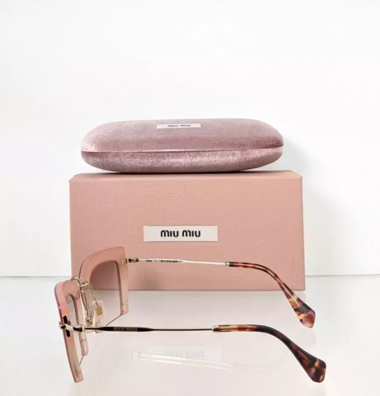 Brand New Authentic MIU MIU SMU 10Q UA8 - 1L0 Sunglasses Grey SMU10Q Frame