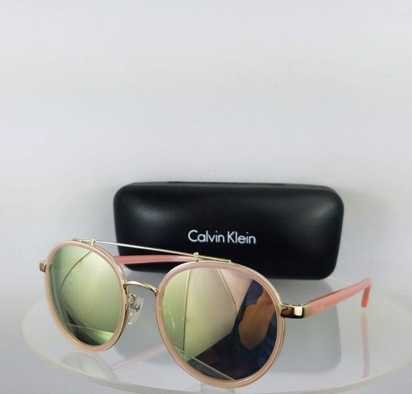 Brand New Authentic Calvin Klein Sunglasses CK 1225S 601 Pink Gold Frame