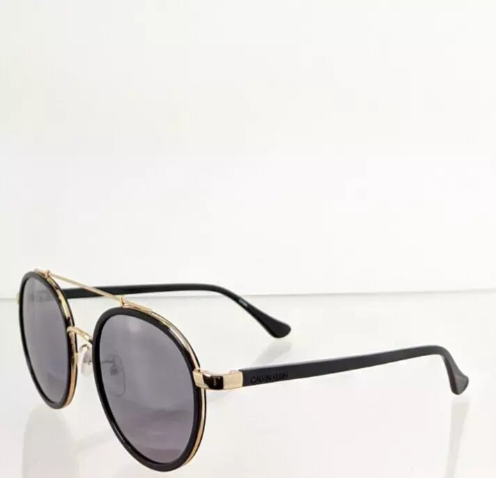 Brand New Authentic Calvin Klein Sunglasses CK 1225 001 Black/Gold Frame