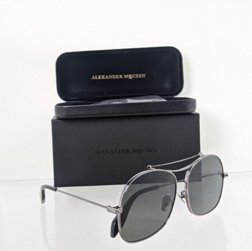 Brand New Authentic Alexander McQueen Sunglasses AM 0088 001 59mm Frame