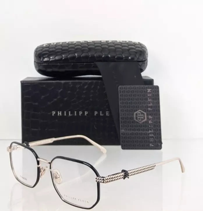 New Authentic Philipp Plein Eyeglasses VPP 062 Col 300Y VP062 Classical Waves