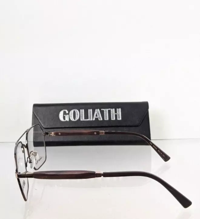 Brand New Authentic GOLIATH Eyeglasses XVII Brown 60mm Frame