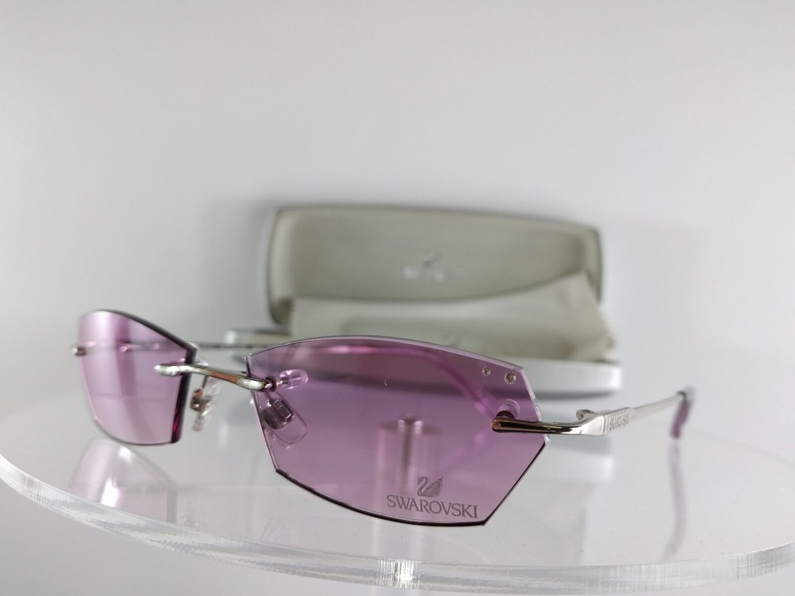 Brand New Authentic Swarovski Sunglasses AIR SW 5015 16A Violet Frame