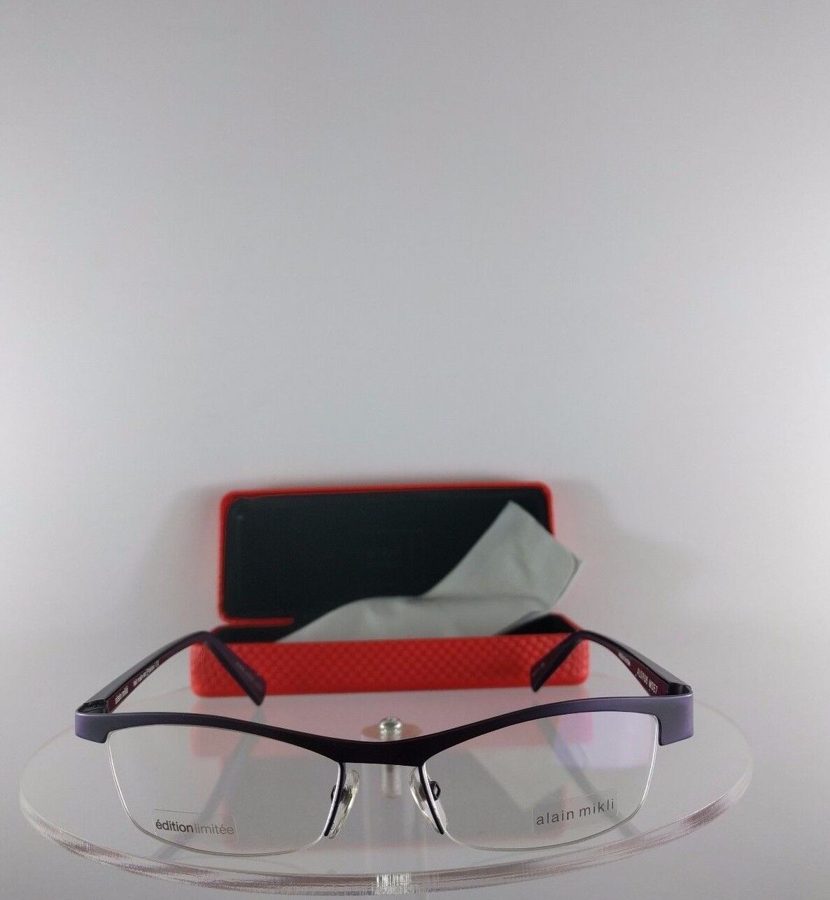 New Authentic Alain Mikli AL 0938 M0E7 Eyeglasses AL0938 Purple Frame