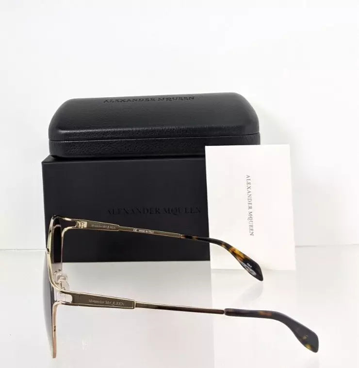 Brand New Authentic Alexander McQueen Sunglasses AM0210SA 002 57mm 0210