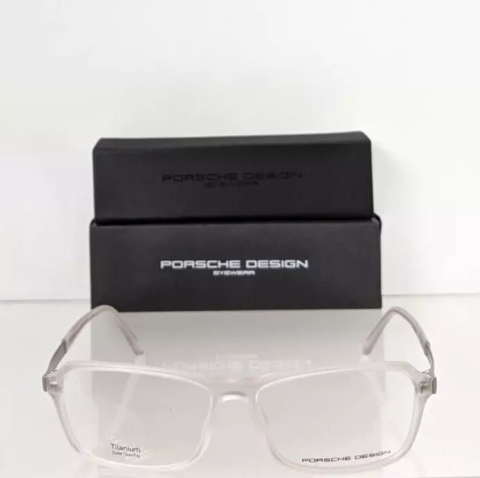 Brand New Authentic Porsche Design Eyeglasses P' 8267 C 55mm Titanium Frame