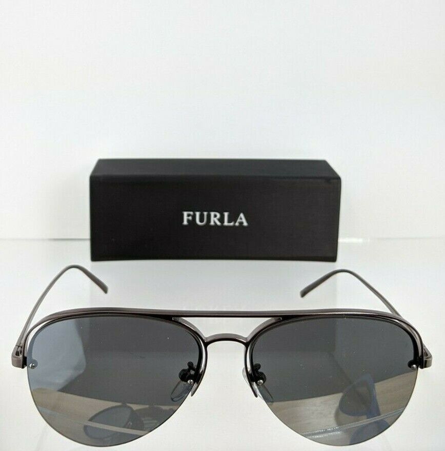 Brand New Authentic FURLA Sunglasses SFU 177 509X Gunmetal 59mm Frame