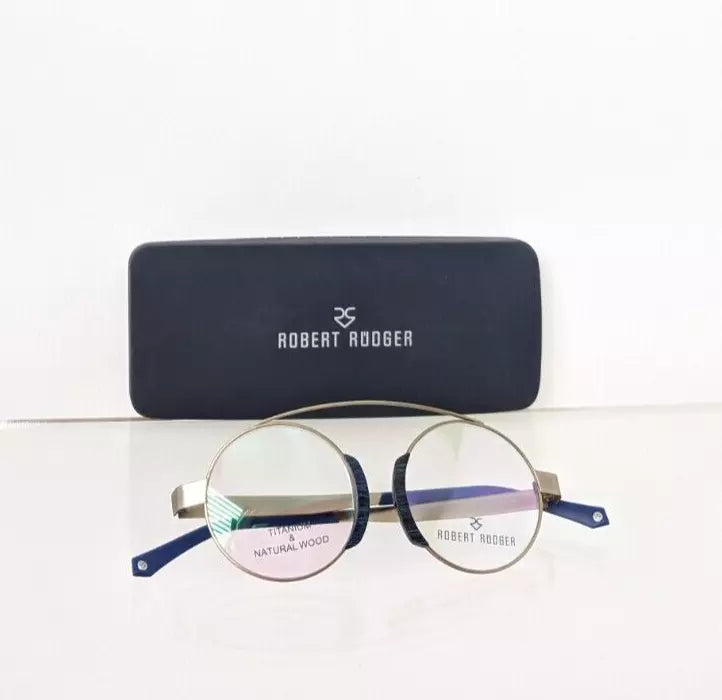 Brand New Authentic Robert Rudger Eyeglasses RR001 Col 3 47mm 001