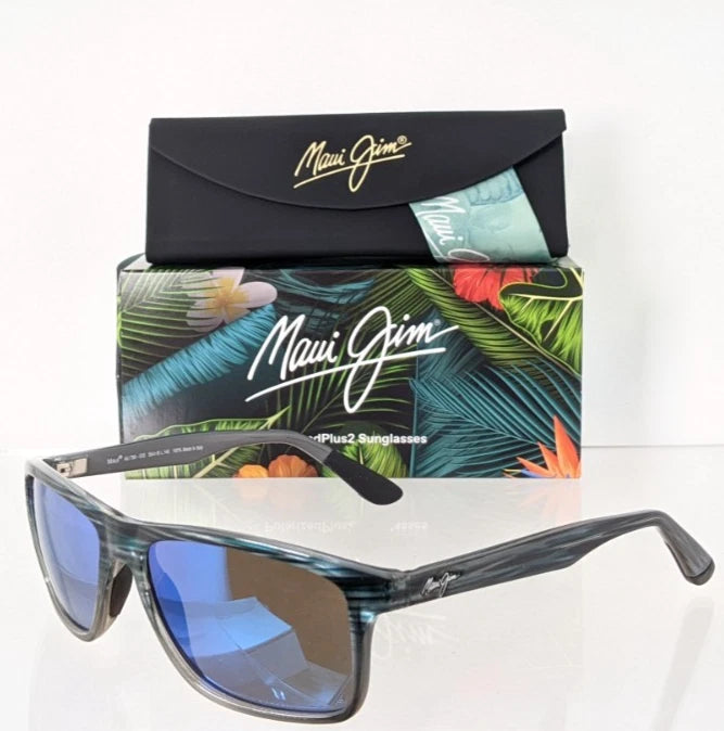 Brand New Authentic Maui Jim Sunglasses ONSHORE MJ 798 - 03S STG - BH 58mm