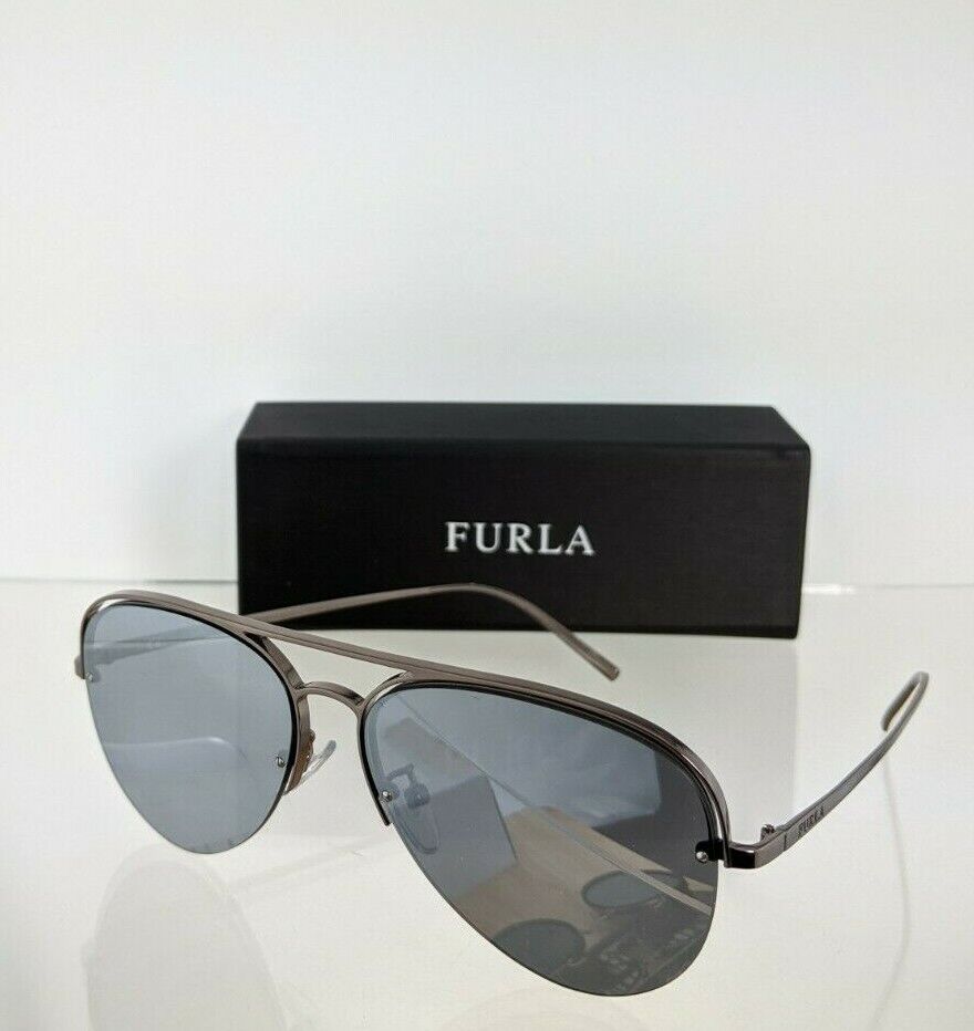 Brand New Authentic FURLA Sunglasses SFU 177 509X Gunmetal 59mm Frame