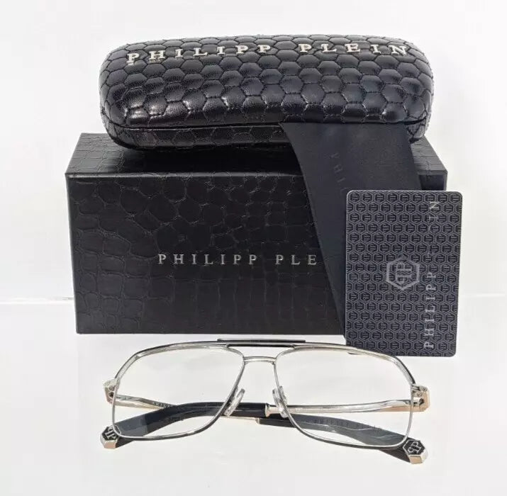 New Authentic Philipp Plein Eyeglasses VPP 085 Col 0578 VPP085 Pure Frame