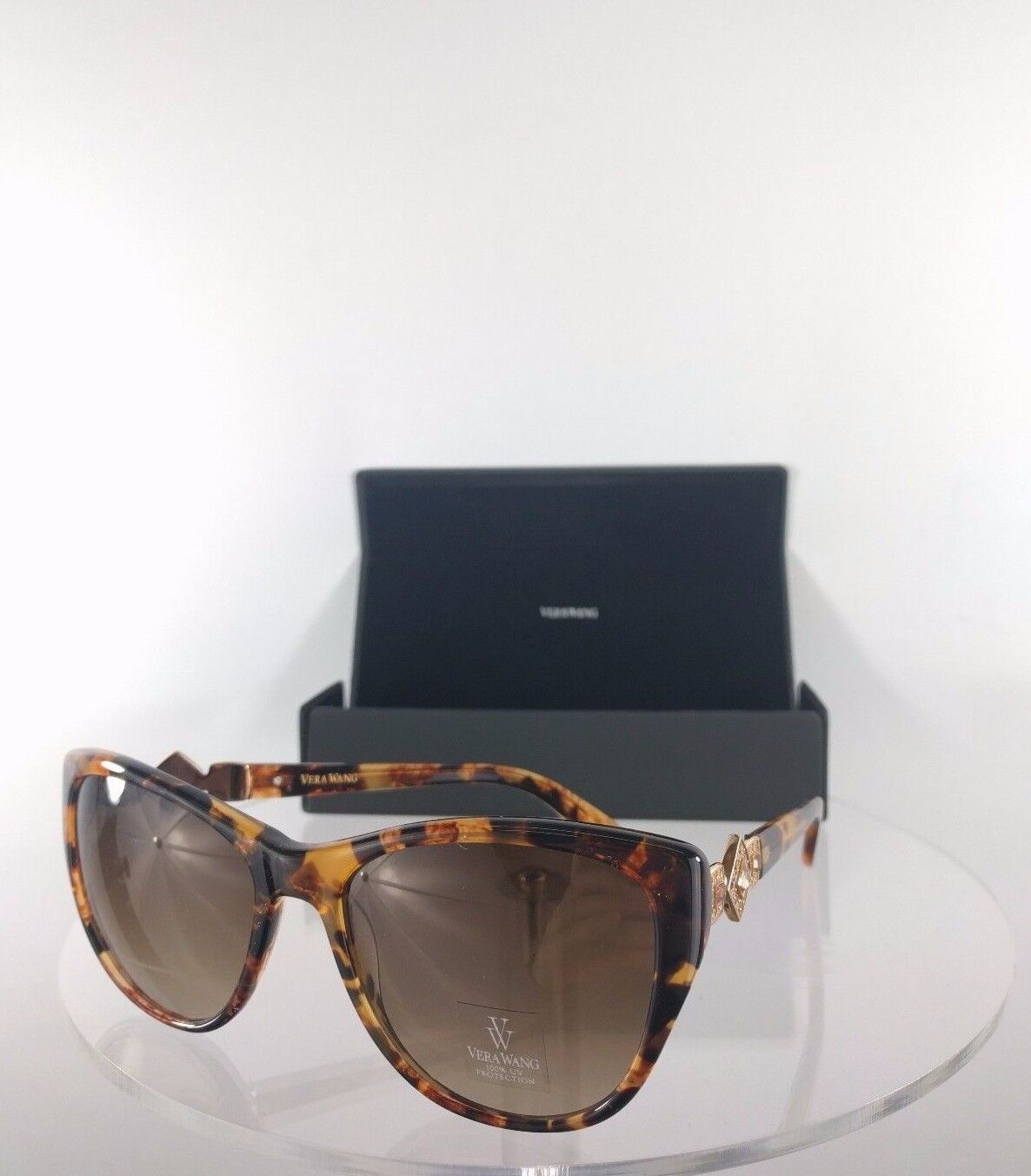 Brand New Authentic Vera Wang Sunglasses Ranna YG Tortoise 54mm