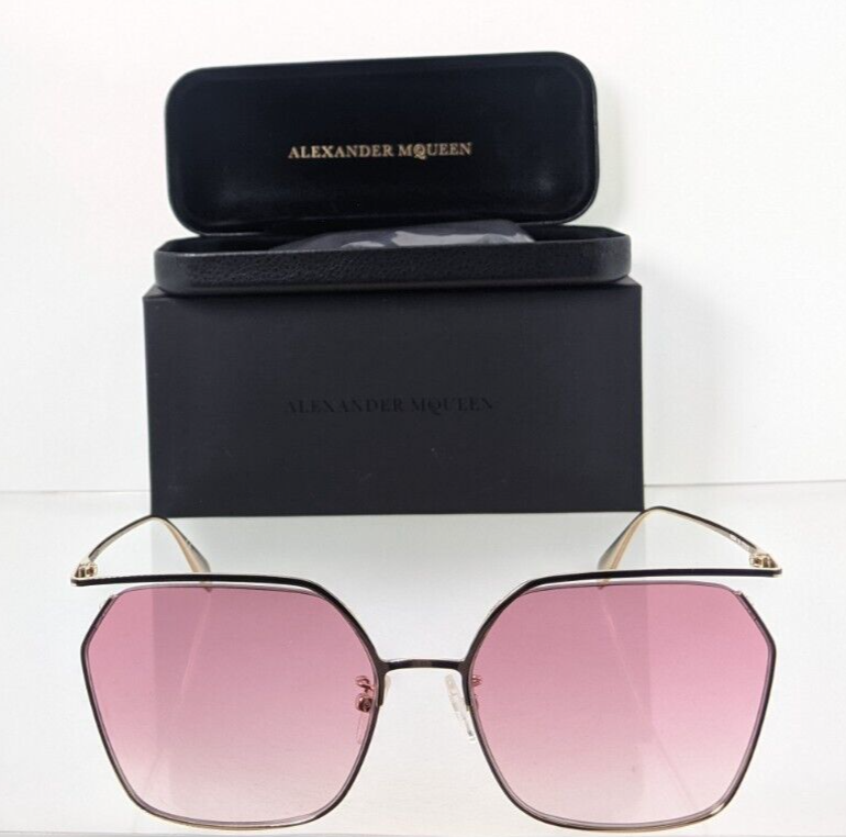 Brand New Authentic Alexander McQueen Sunglasses AM 0254 004 61mm Frame