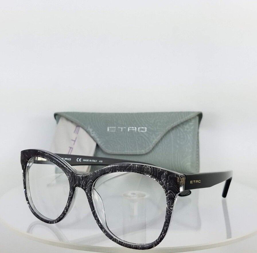 Brand New Authentic ETRO Eyeglasses ET2605 021 Black Frame 52mm