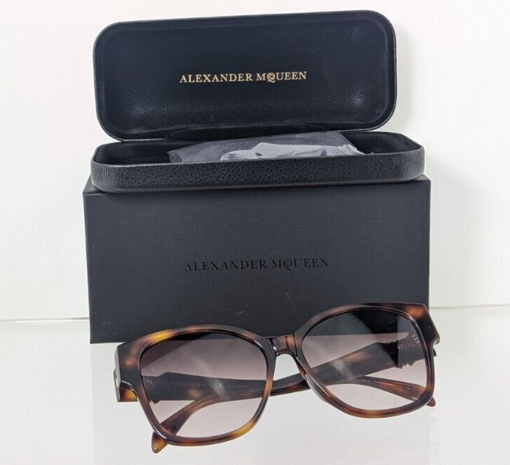 Brand New Authentic Alexander McQueen Sunglasses AM 0370 002 56mm Frame