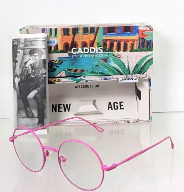 New Authentic CADDIS Eyeglasses Mercury 49mm Pink Blue light Blocker Frame