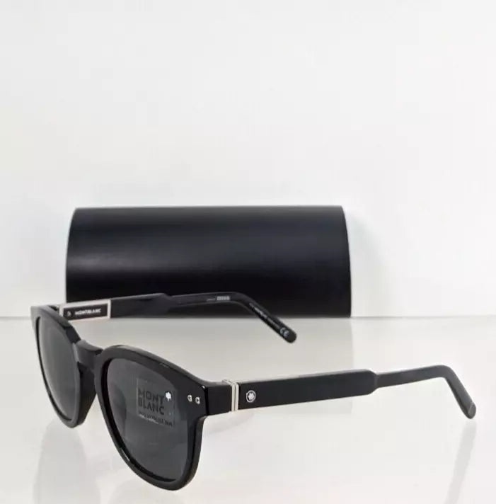 Brand New Authentic Mont Blanc Sunglasses MB 693 01A 50mm Black Frame MB693