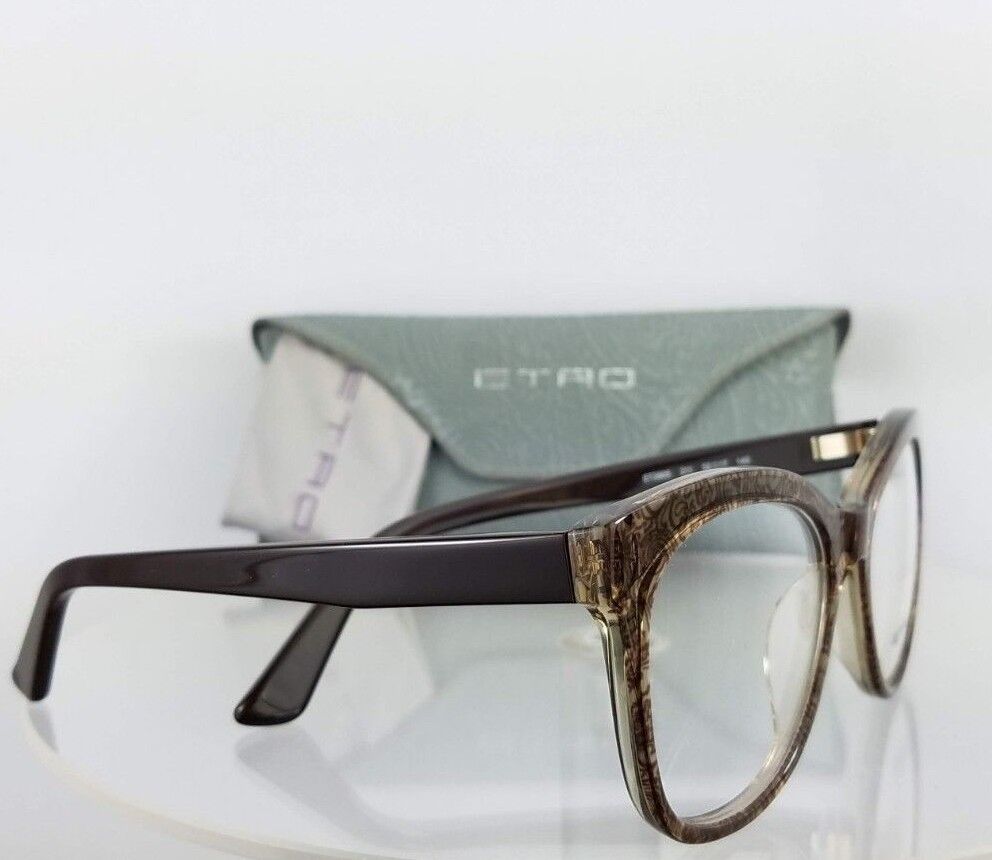 Brand New Authentic ETRO Eyeglasses ET2605 211 Brown Frame 52mm