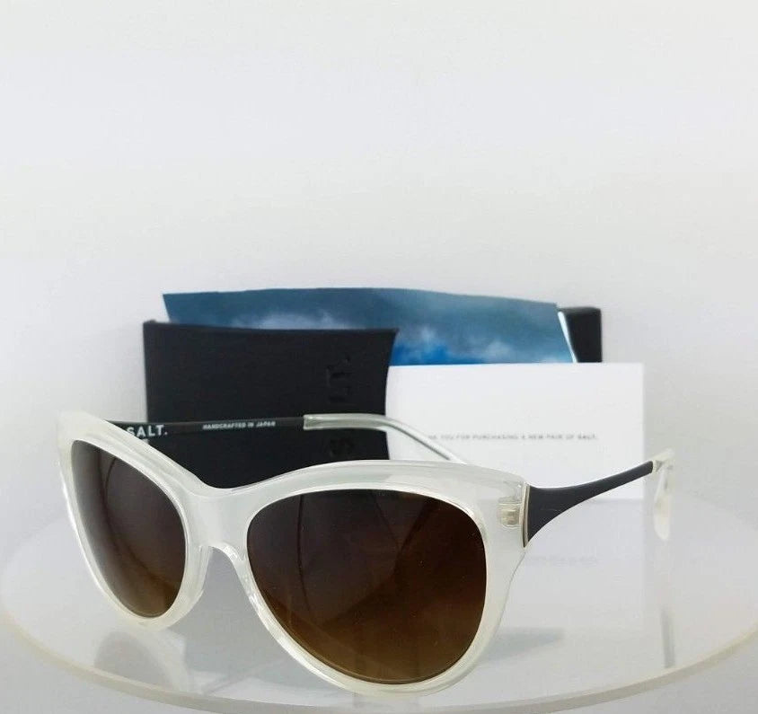 Brand New Authentic SALT Sunglasses Blanchett Ivory White 55mm Polarized Frame