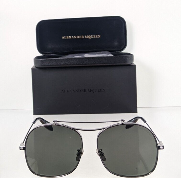 Brand New Authentic Alexander McQueen Sunglasses AM 0088 001 59mm Frame