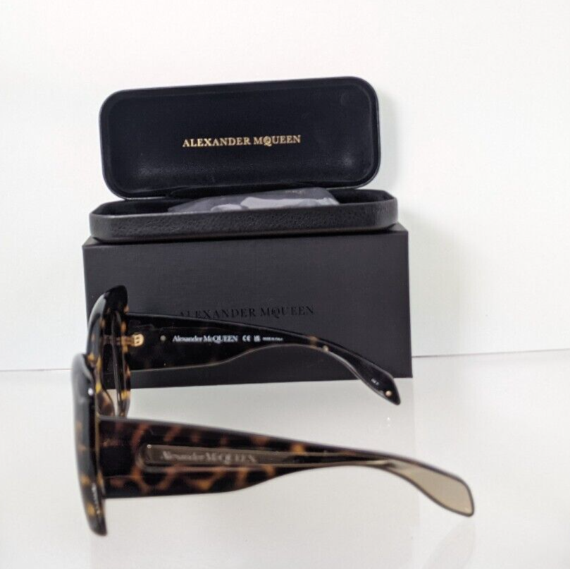 Brand New Authentic Alexander McQueen Sunglasses MQ 0402 Tortoise 002 53mm Frame