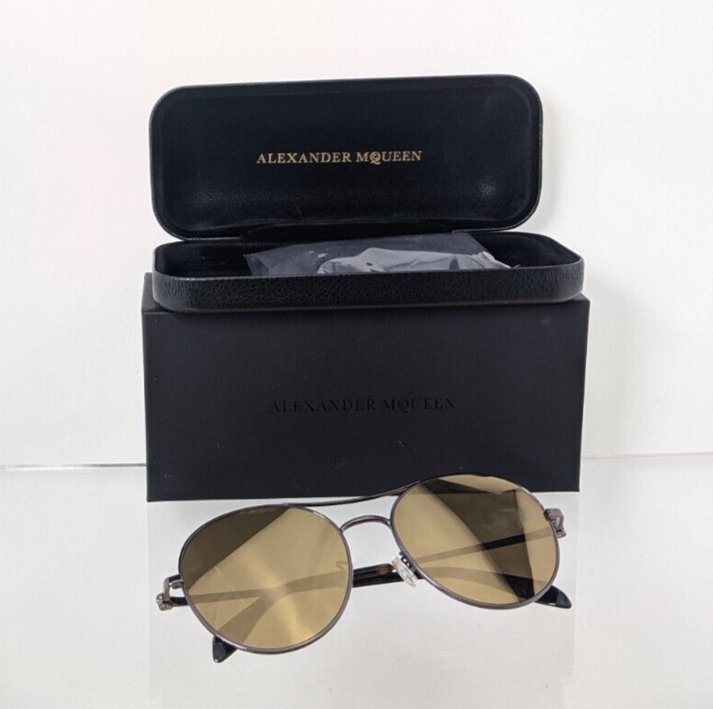 Brand New Authentic Alexander McQueen Sunglasses AM 0174 004 57mm Frame