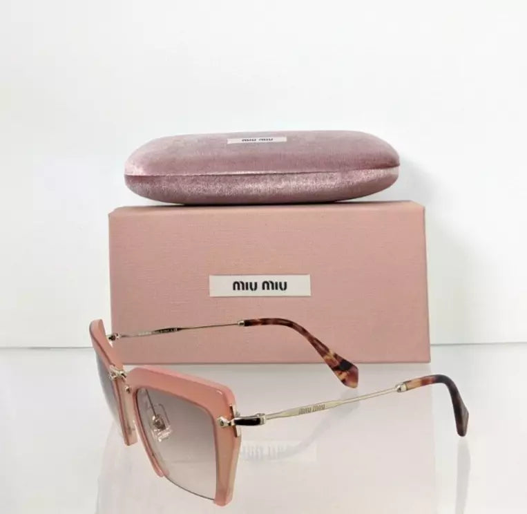 Brand New Authentic MIU MIU SMU 10Q UA8 - 1L0 Sunglasses Grey SMU10Q Frame