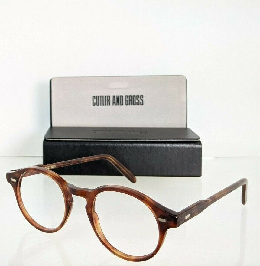 Brand New Authentic CUTLER AND GROSS OF LONDON Eyeglasses M: 1234 C : GRCL 44mm