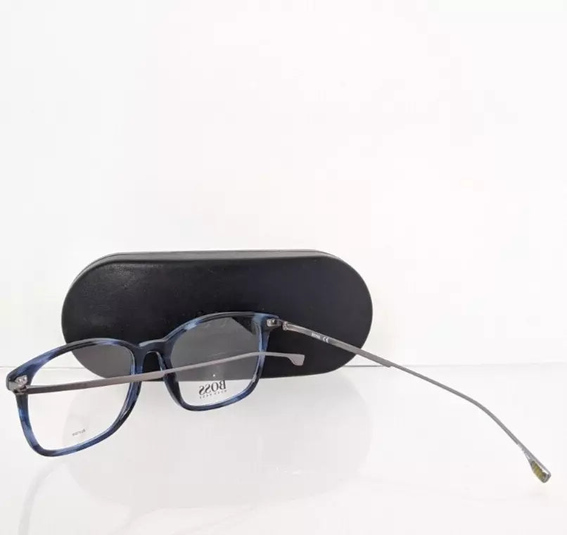 New Authentic HUGO BOSS Eyeglasses 1015 38I Blue 58mm Frame