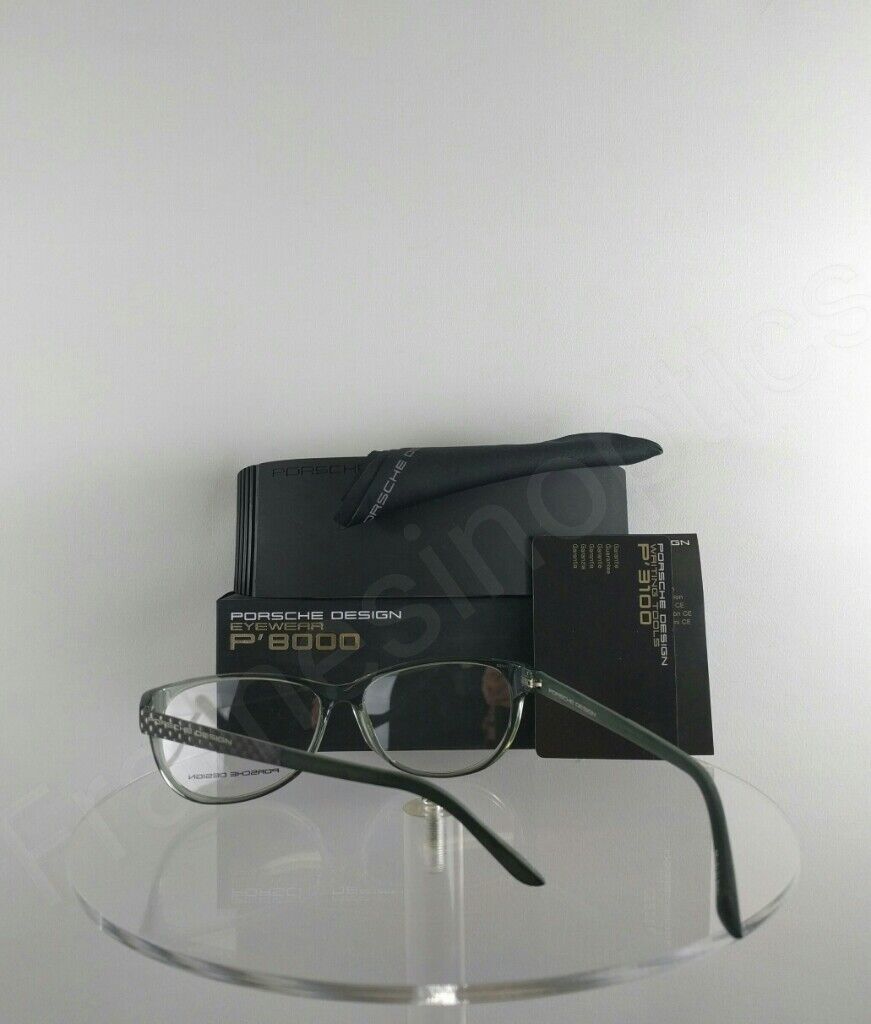 New Authentic Porsche Design P 8246 B Eyeglasses Transparent P'8246 56mm Frame