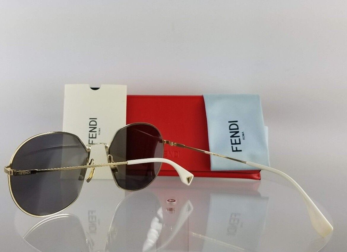 Brand New Authentic Fendi FF 0313/S Sunglasses J5GUE Silver Frame 0313