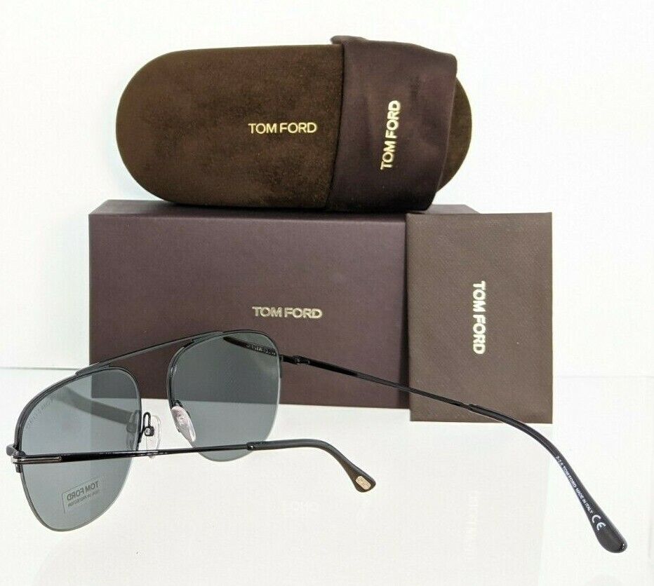 Brand New Authentic Tom Ford Sunglasses FT TF 0667 01C Abott TF667 56mm Frame