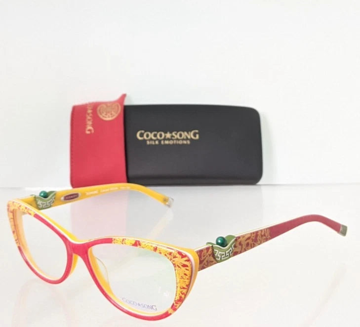 New Authentic COCO SONG Eyeglasses Heart Stone Col. 2 54mm CV111