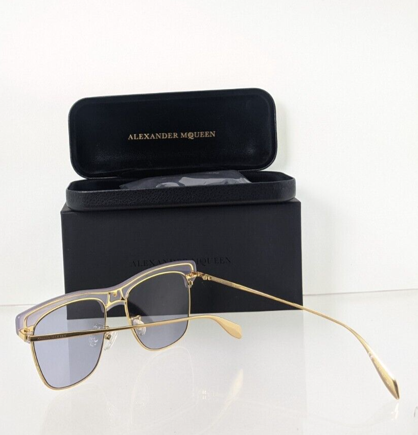 Brand New Authentic Alexander McQueen Sunglasses AM 0235 005 55mm Frame