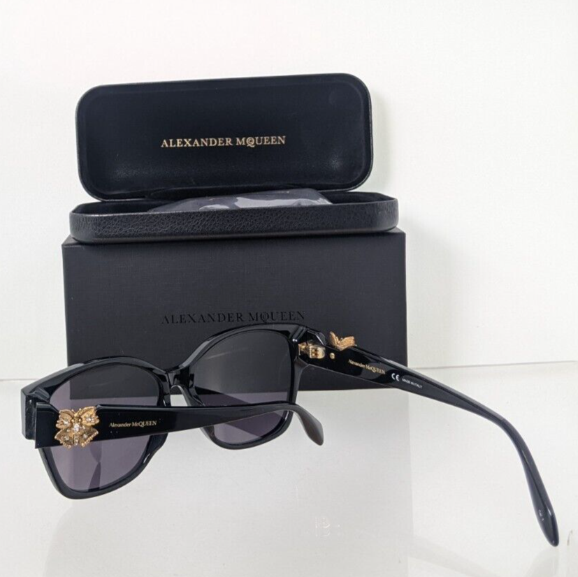 Brand New Authentic Alexander McQueen Sunglasses AM 0370 001 56mm Frame