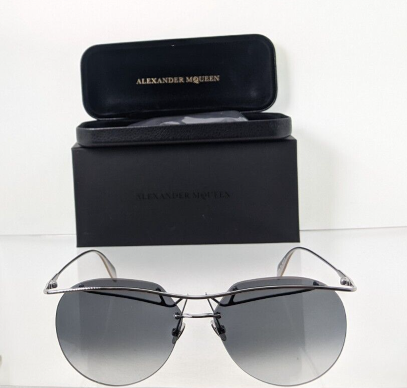 Brand New Authentic Alexander McQueen Sunglasses AM 0155 003 60mm Frame